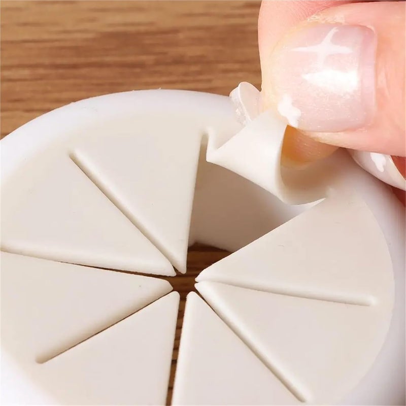 White 50mm Desk Cable Grommet 20 Pack Wire Organizer Hole Cover For Office Furniture - Image 5