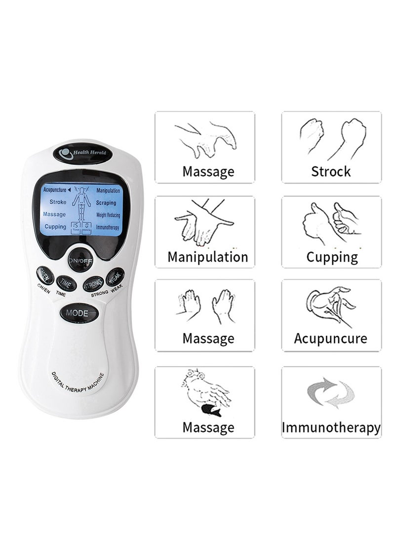 Generic Electric Massage Instrument EMS Tense Machine Pulse Massager Tens Acupuncture Electrical Muscle Stimulator for Neck Back Body  - Image 3