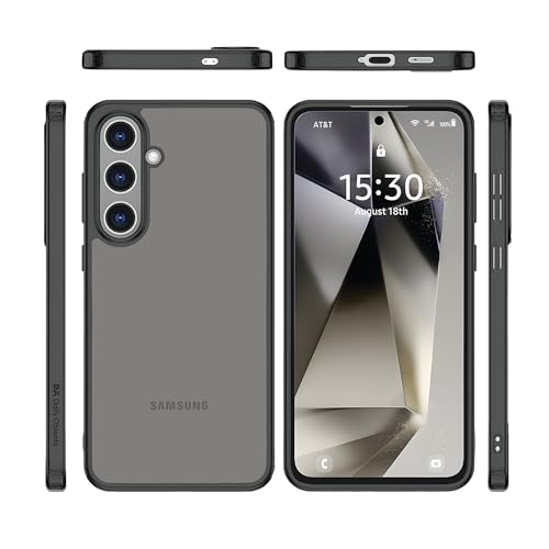 DailyObjects Case for Samsung Galaxy S25 Plus, Black Frosted Slim Shockproof Back Cover - Image 5