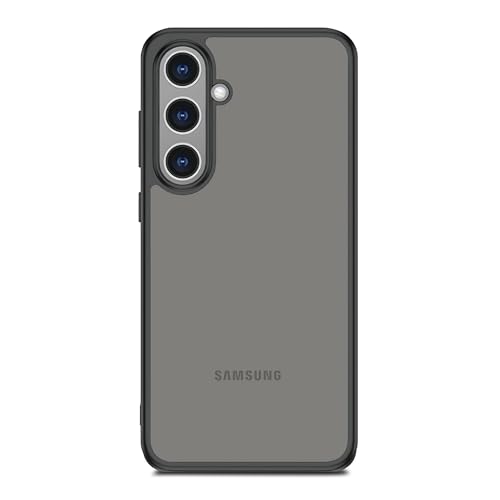 DailyObjects Case for Samsung Galaxy S25 Plus, Black Frosted Slim Shockproof Back Cover - Image 1
