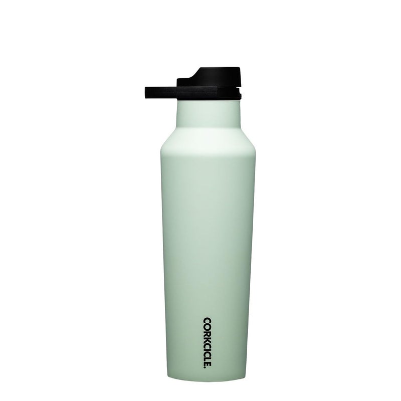 Corkcicle Classic Sport Canteen Insulated Stainless Steel Water Bottle Compact TravelFriendly Durable Dishwasher Safe BPA Free NonSlip Silicone Base 20 oz Sage Mist - Image 2