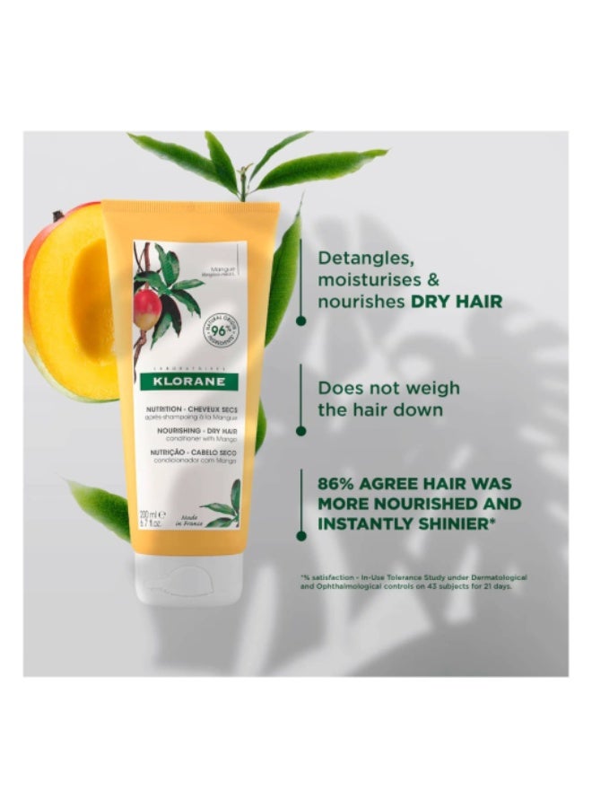 Klorane Mango Butter Nourishing Conditioner 50ml - Image 3