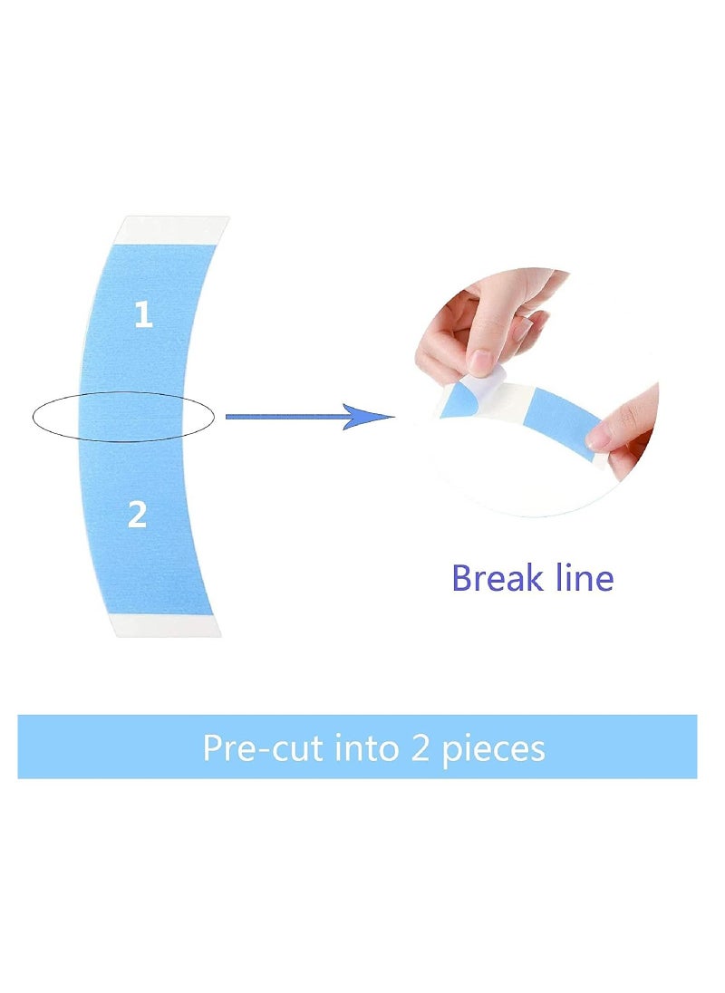Estelle Estelle 36 Pcs/Bag Double Sided Adhesive Tapes for Hair Extension Lace Front Support Toupee Wigs (Small Curve)  - Image 3