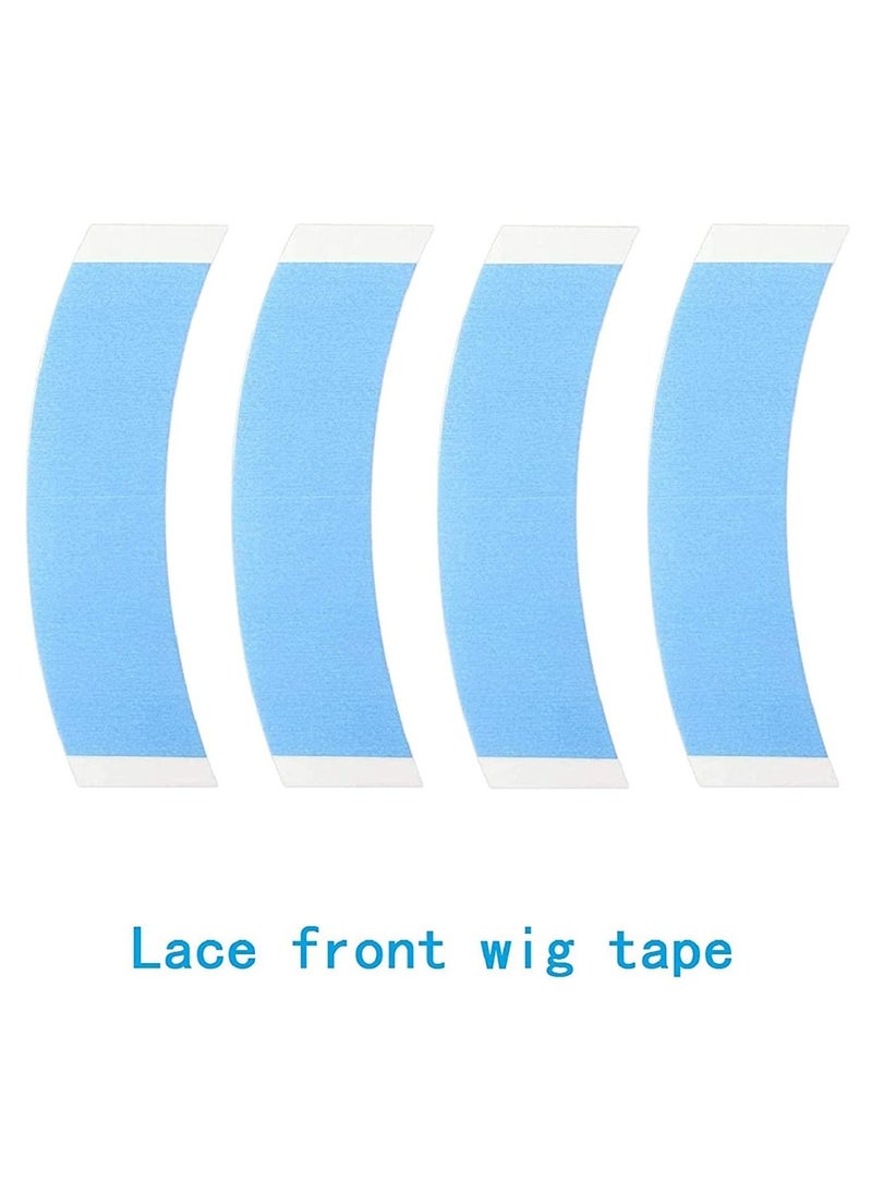 Estelle Estelle 36 Pcs/Bag Double Sided Adhesive Tapes for Hair Extension Lace Front Support Toupee Wigs (Small Curve)  - Image 5