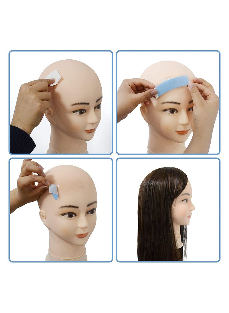 Estelle 36 Pcs/Bag Double Sided Adhesive Tapes for Hair Extension Lace Front Support Toupee Wigs (Small Curve)