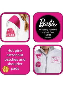 Halloween Rubie'S Barbie Astronaut Costume For Girls (Medium)  - Image 2