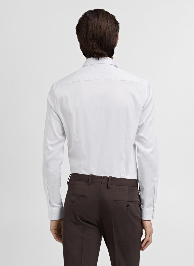 Mango Man Emotion Long Sleeve Regular Fit Shirt  - Image 2