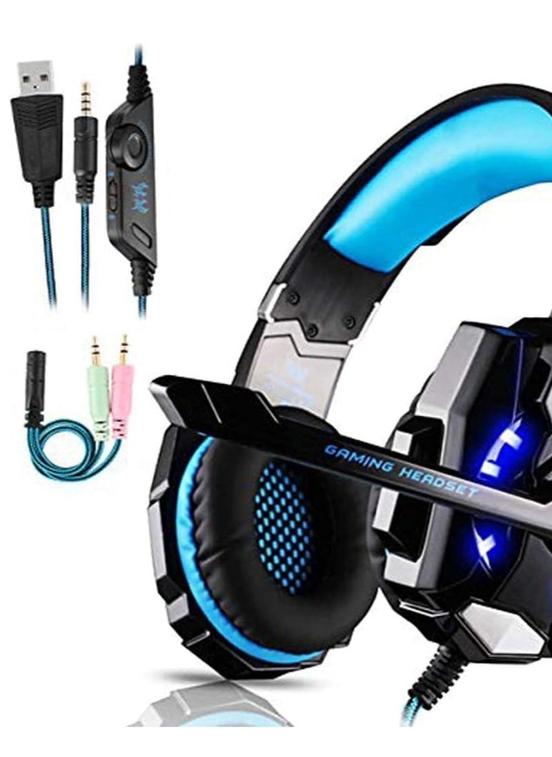 Generic - Kotin Each Gaming Headset- Compatible with laptop, PC, Mobile and tablet- Gold plated 3.5mm|4-pin plug-G9000 - Image 1