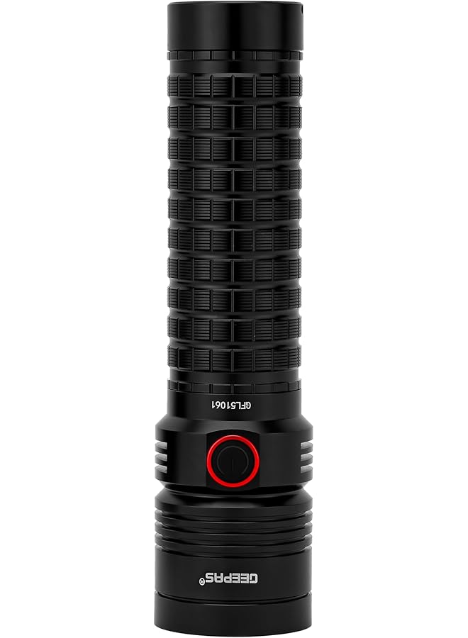 GEEPAS GFL51061 Rechargeable LED Flashlight Hyper Bright Cool White Light Portable Torch High Beam LED Flashlight - Image 2