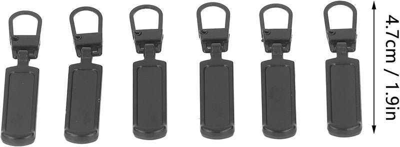 Elegant multi-option build HERCHR Zipper Pull Replacement, 6Pcs Detachable Metal Zipper Pull Small Hole Zipper Pulls Tags for Clothing Jackets Boots Suitcase Luggage(Black) Mountain region eligible ship Non sticky surface Tiered purchase options Long use oriented quality Bug proof seal Gulf standard sizing alternatives Well-engineered versatile build All budget friendly options Wet anti slip Popular trusted craftsmanship Classic modern blend design Stable base Extra part combo compatible Remote area delivery All-round unified build Labor saving optimized design Reliable local delivery service Low maintenance KSA local stock Spec upgraded improved quality Wide usage compatibility Varied size selections Gulf market trial optimized design Global upgraded economical craftsmanship - Image 4