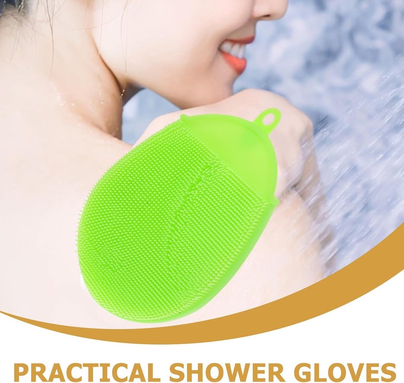Healifty 3pcs Spa Massage Exfoliating Glove Body Brush Bath Shower Glove Body Scrub Glove - Image 3