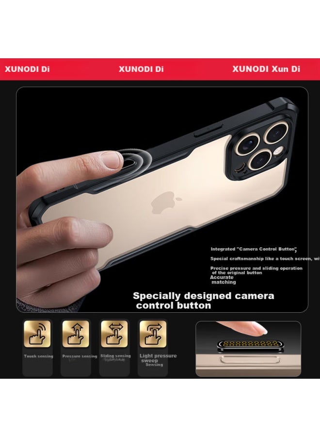 Xundd 360° Rotating Camera Button Apple 16 Pro Max Phone Case Iphone 16 Pro Max Full Coverage Protective Cover Anti-fall Magnetic Adsorption Bracket Protective Shell - Image 2