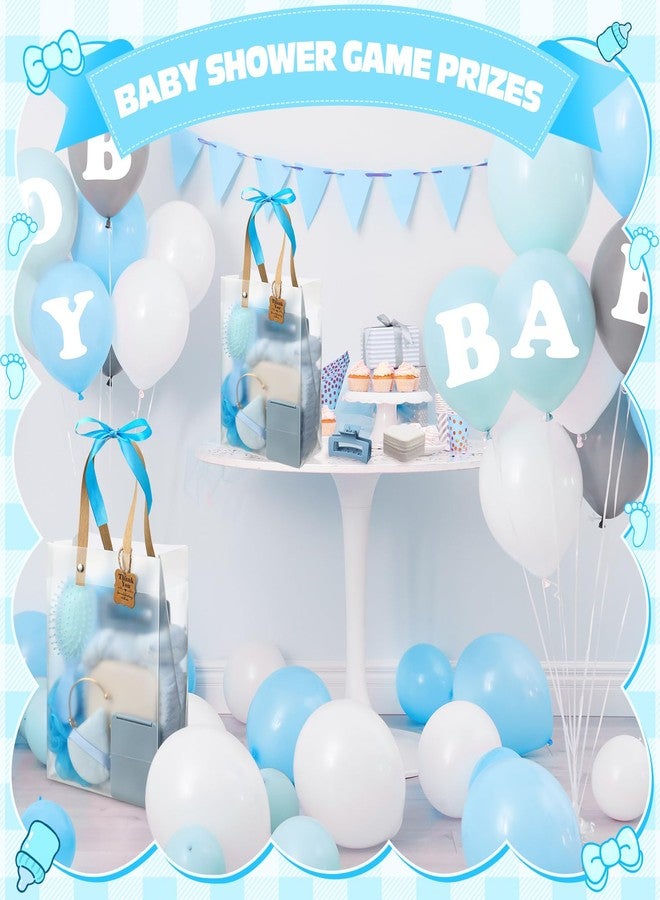 Rigibright 74Pcs Baby Shower Prizes for Game Winners Baby Shower Favors Gifts including Headband Hair Brush Jewelry Box with Gift Bag for Baby Shower Game Prizes Wedding Bridal Shower Favors (Blue) - Image 4
