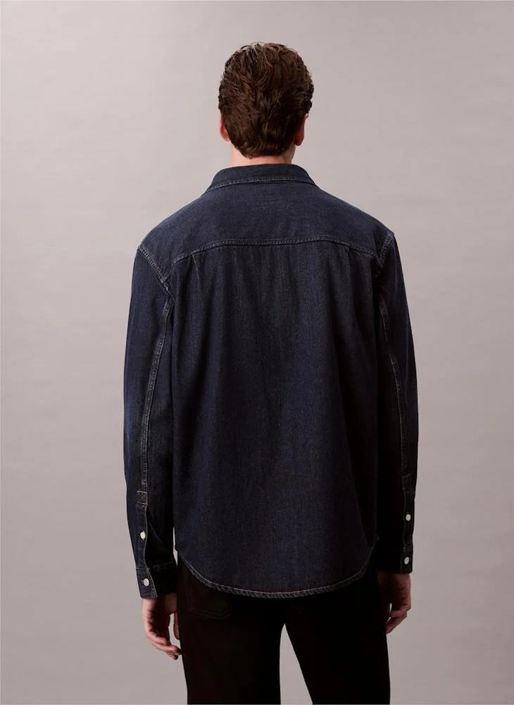 Calvin Klein Jeans  90's Denim Shirt Jacket for Men | Best Price UAE