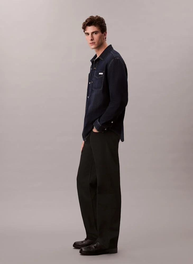 Calvin Klein Jeans  90's Denim Shirt Jacket for Men | Best Price UAE