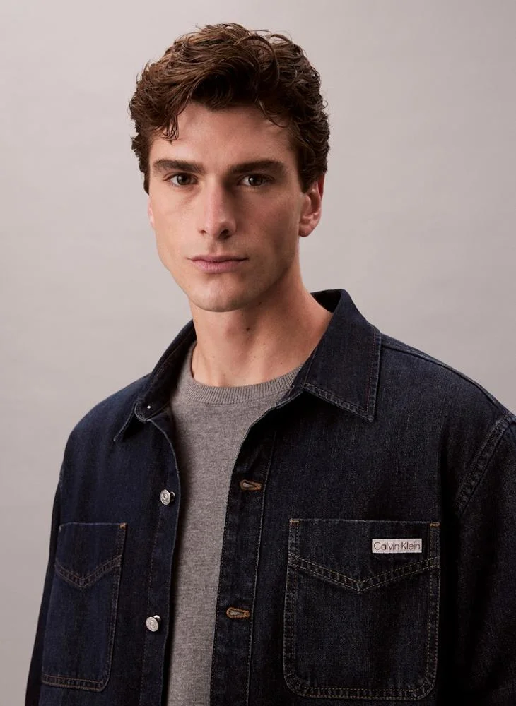 Calvin Klein Jeans  90's Denim Shirt Jacket for Men | Best Price UAE