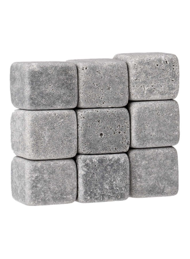 ANSELF 9-Piece Ice Cubes Light Grey 2x2x2cm