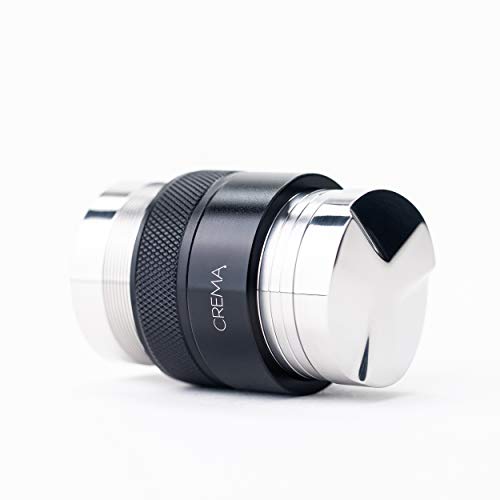 CREMA Coffee Products 46mm Hand Tamper & Coffee Distributor V2 | Compatible with Flair Pro and Pro 2 | Double-Sided, Adjustable Depth Tool | Made with Durable 304 Stainless Steel | Black - Image 4
