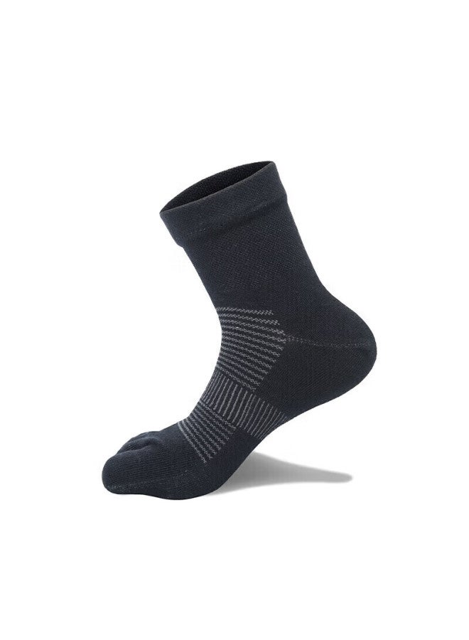 Tfo Dupont Coolmax Outdoor Five-toe Socks Quick-dry Toe-separated Outdoor Running Hiking Socks 2902502 Black L - Image 2