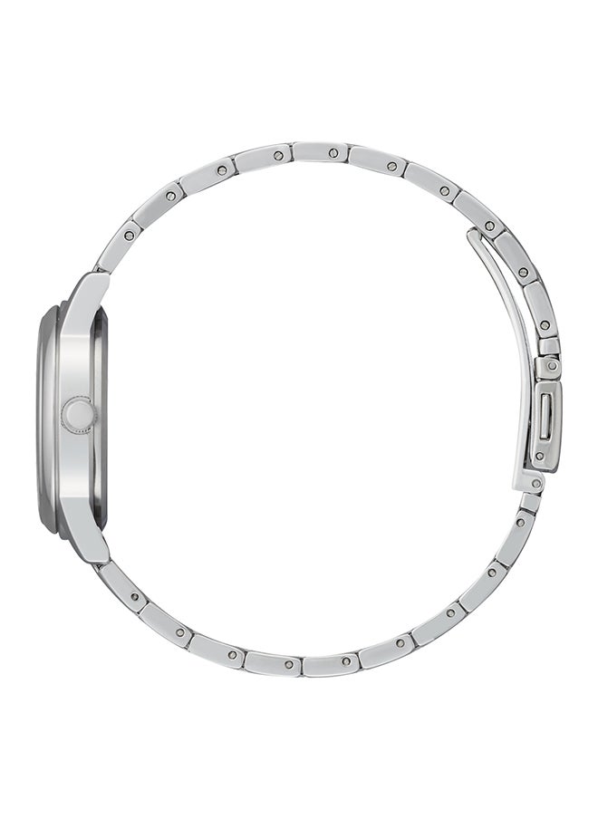 CITIZEN ساعة يد نسائية من الستانلس ستيل بعقارب دائرية الشكل FE1220-89L - 30 ملم  - Image 3