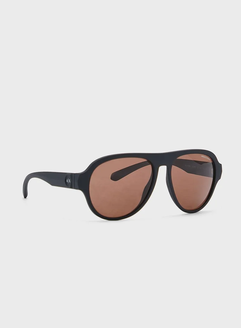 Armani Exchange 0Ax4126Su Wayfarers Sunglasses