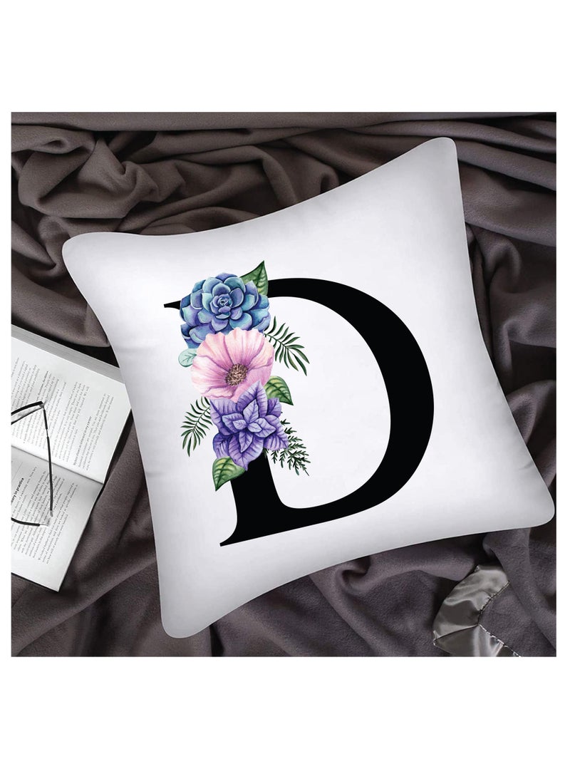 PRINTSHOP4ME Cushion Cover with Filler with Your Favorite Letter in the Alphabet Printed -Give as a Gift to a Friend or Loved one  - Image 4