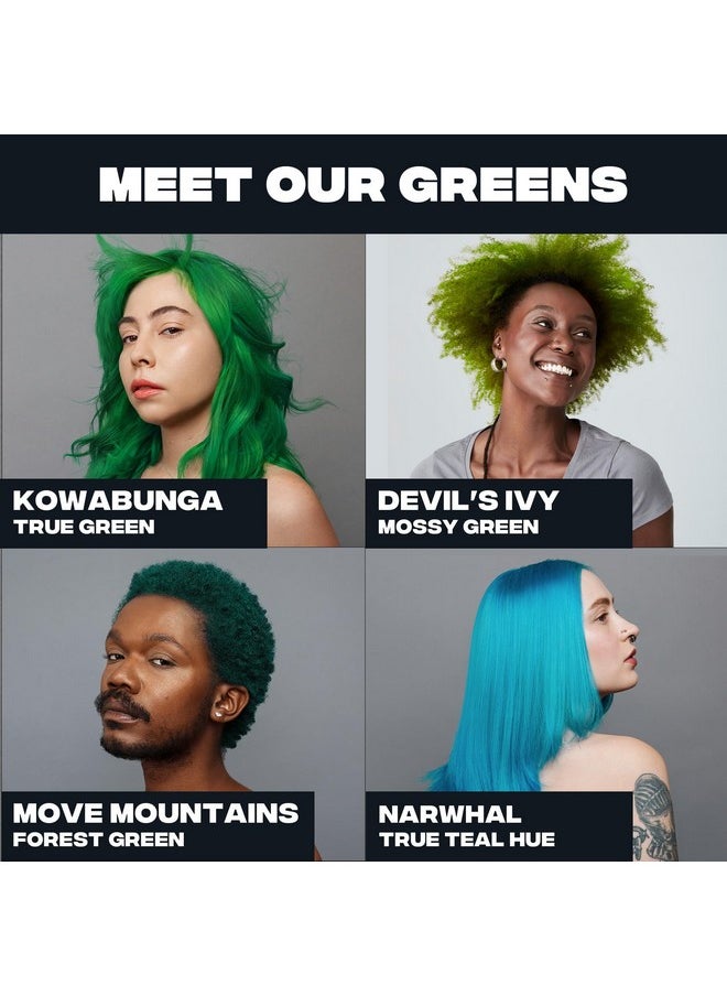 Good Dye Young Good Dye Young Semi-Permanent Hair Color, Vegan and Cruelty-Free Green Hair Dye, Last up to 24 Washes, Non-Damaging Conditioning Hair Color (5FL OZ, Kowabunga)  - Image 4