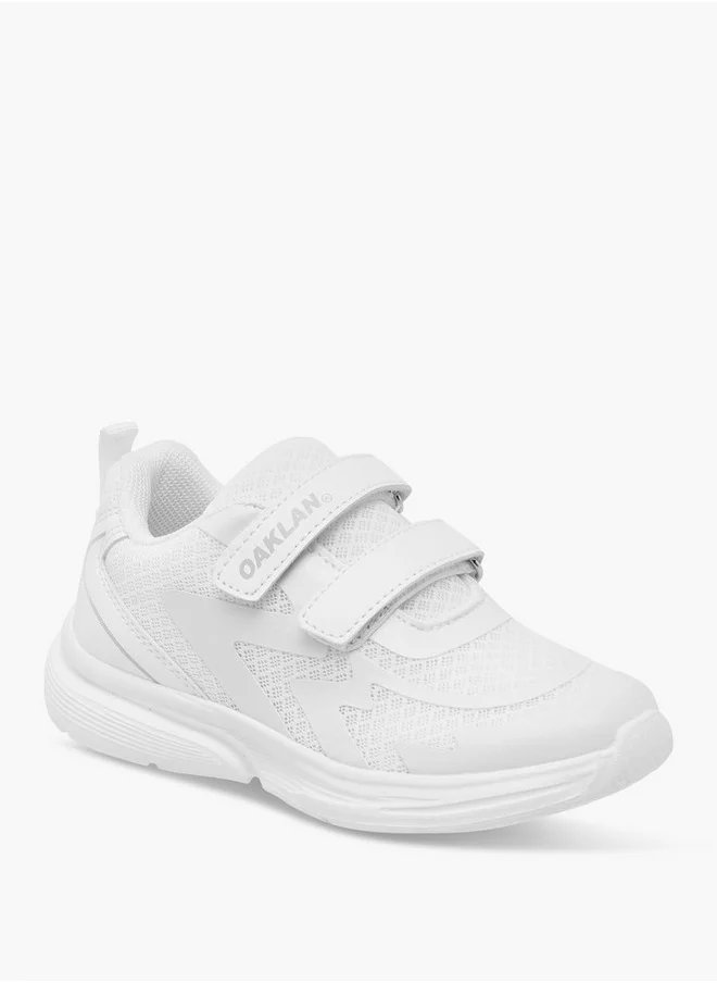 Oaklan by Shoexpress Girls Panelled Sports Shoes with Hook and Loop Closure