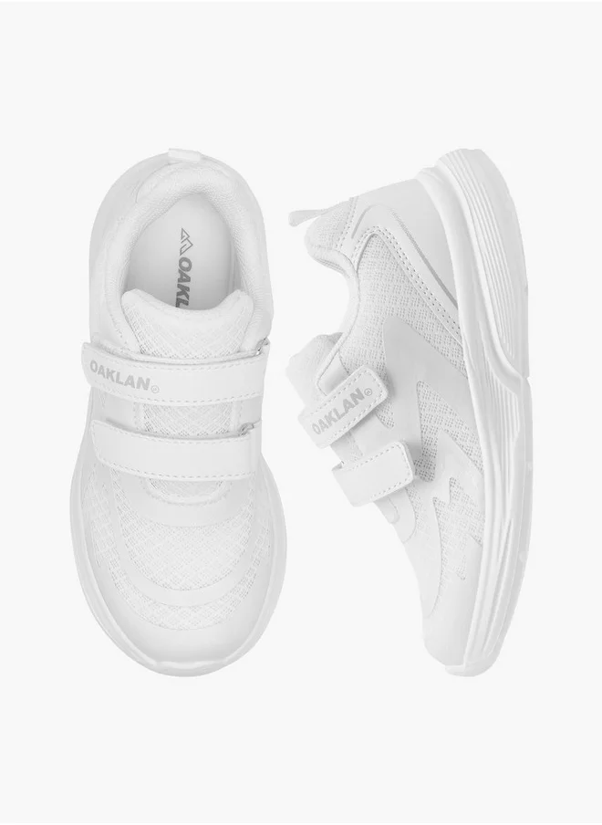 Oaklan by Shoexpress Girls Panelled Sports Shoes with Hook and Loop Closure