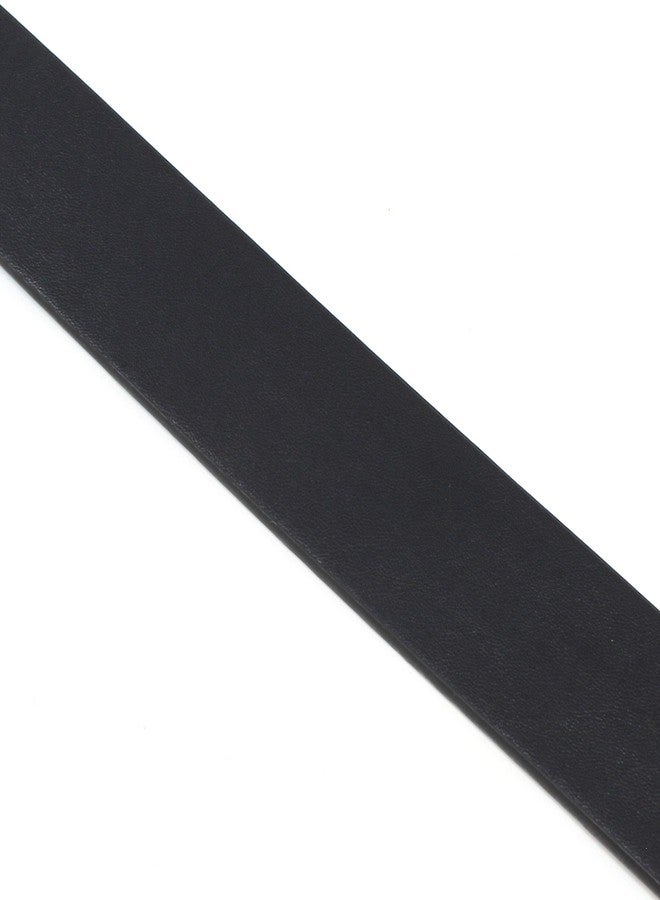 BC Belts حزام جلدي من بي سي بيلتس بلمسة نهائية ناعمة، عرض 1.5 بوصة، مزود بأزرار كبس (أسود - مقاس كبير) - Image 5
