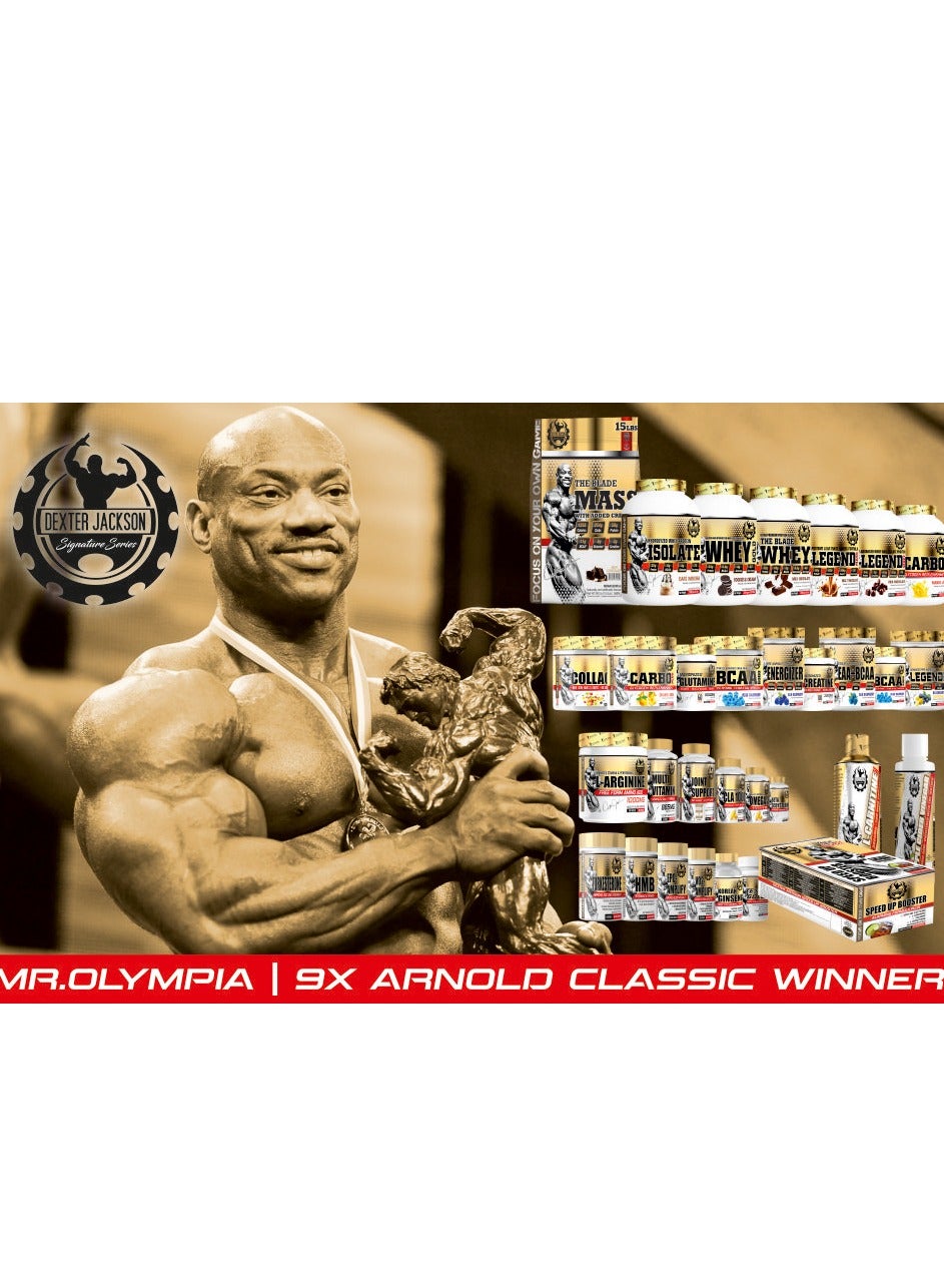 Dexter Jackson Gold Series Whey Protein Double Chocolate Powder 5lbs