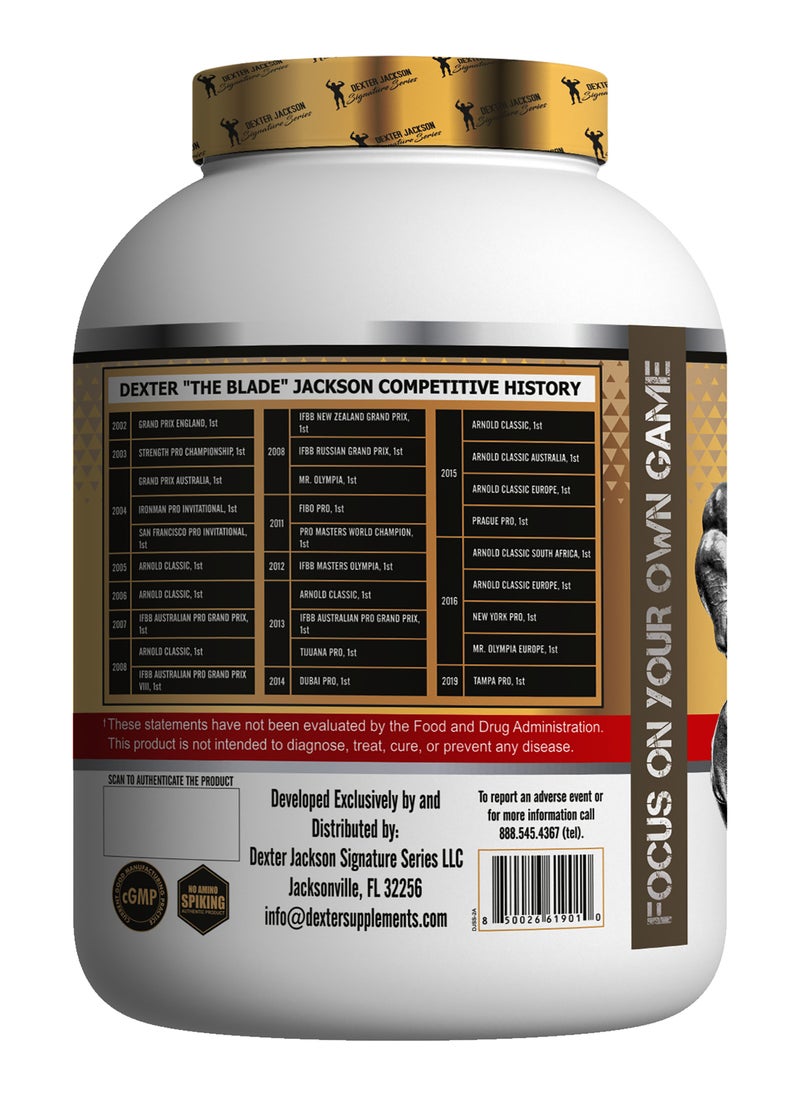 DEXTER JACKSON Dexter Jackson Gold Series Whey Gold - Double Chocolate, 2268g (5 Lbs), 67 Servings  - Image 3