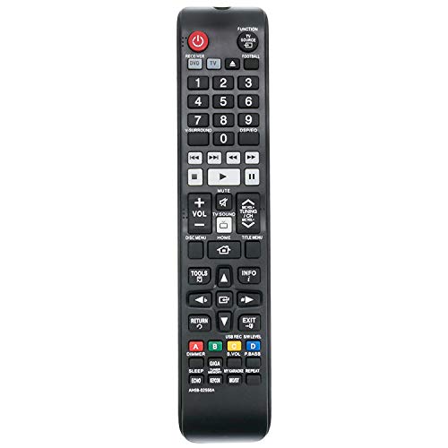 Allimity AH59-02550A Remote fit for Samsung Digital Home Theater System HT-F445K HT-F450K HT-F453K HT-F455K HT-F450BK HT-F450RK HT-F453BK HT-F453HK HT-F453RK HT-F455BK HT-F455RK HT-F453HBK HT-F453HRK - Image 1
