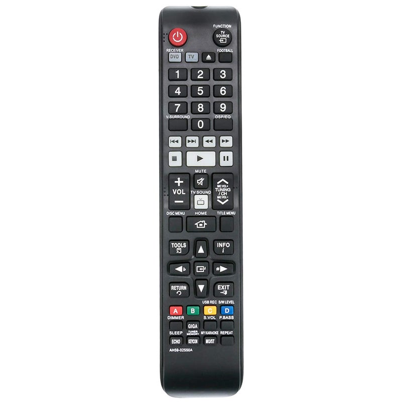 Allimity AH59-02550A Remote fit for Samsung Digital Home Theater System HT-F445K HT-F450K HT-F453K HT-F455K HT-F450BK HT-F450RK HT-F453BK HT-F453HK HT-F453RK HT-F455BK HT-F455RK HT-F453HBK HT-F453HRK - Image 5