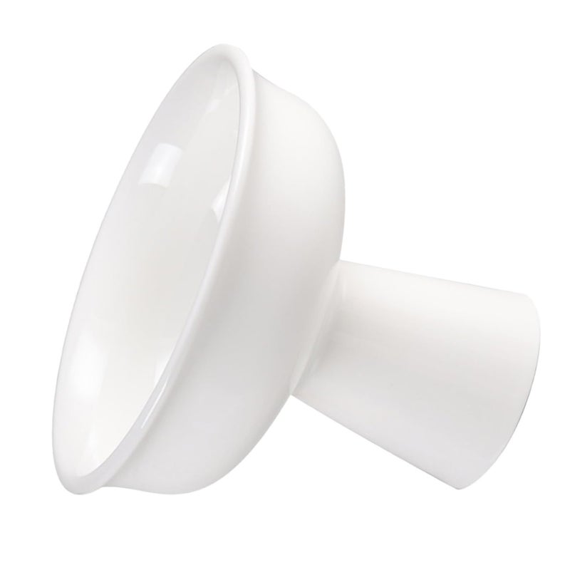 White Ceramic Dessert Bowl High Base 5 Inch Multi Use Serving Cup for Ice Cream Yogurt Fruit Salad - Image 2