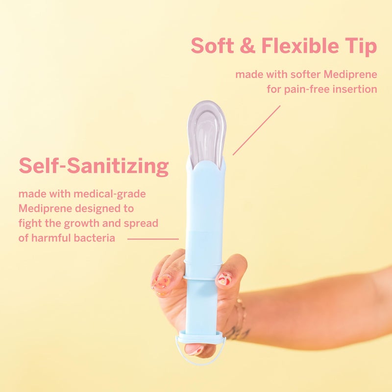 Pixie Cup Pixie Menstrual Disc Applicator - Inserts Like A Tampon - Every Woman Can Now Use Period Discs - Perfect for Long Nails - Self Sanitizer TPE Properties - Travel Case - NOT for Menstrual Cups - Image 5