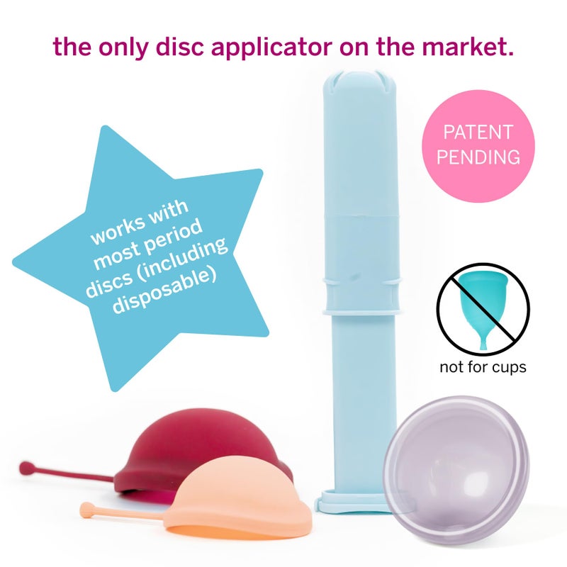 Pixie Cup Pixie Menstrual Disc Applicator - Inserts Like A Tampon - Every Woman Can Now Use Period Discs - Perfect for Long Nails - Self Sanitizer TPE Properties - Travel Case - NOT for Menstrual Cups - Image 2