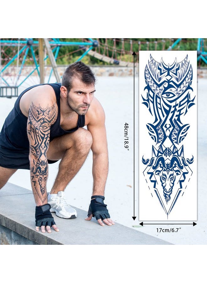 Aresvns - Semi Permanent Sleeve tattoos for Men and women, Realistic Fake Tattoos Full Arm Waterproof & Long-Lasting 2 Weeks - Image 1