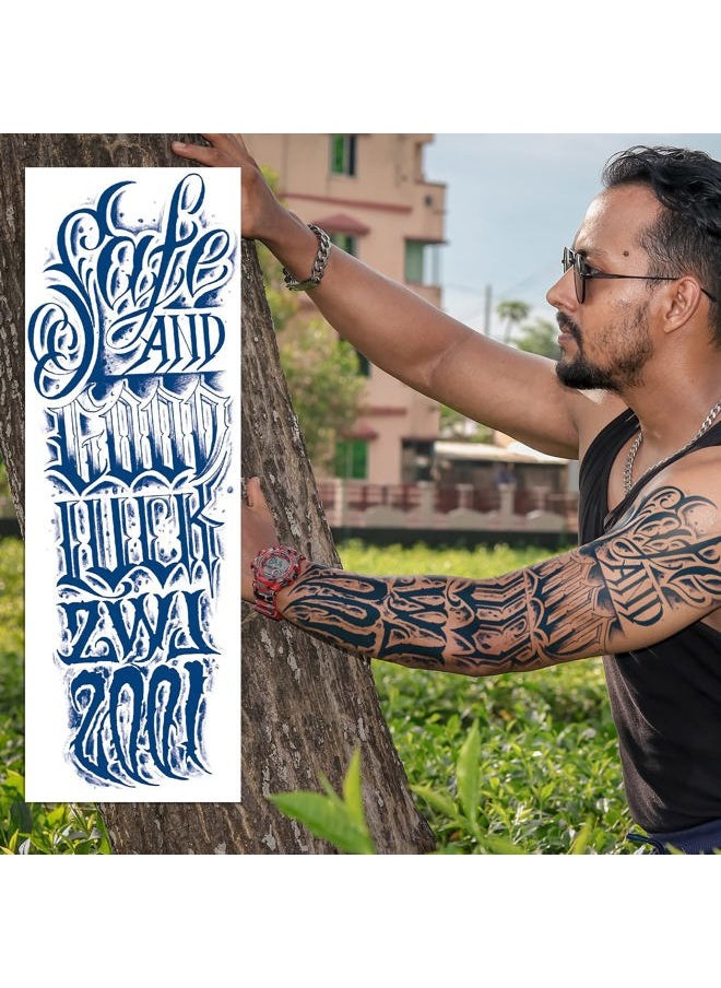 Aresvns - Semi Permanent Sleeve tattoos for Men and women, Realistic Fake Tattoos Full Arm Waterproof & Long-Lasting 2 Weeks - Image 1