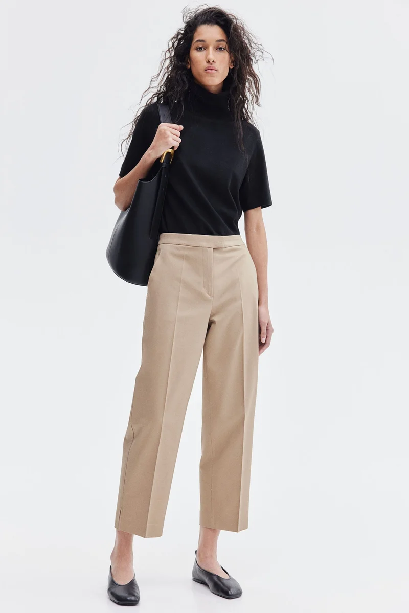اتش اند ام Tailored cigarette trousers