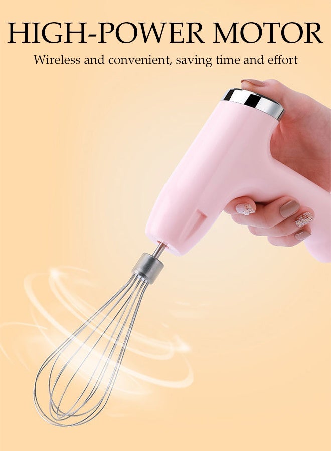 DUNISO Multifunctional Electric Mixer Mini Wireless Food Chopper 3 in 1 Hand Blender Food Processor Blender Mixer 5 Speed Settings Rechargeable Food Processor Kitchen Mincer Blender for Meat, Vegetables, Fruits, Onion and Egg - Image 2
