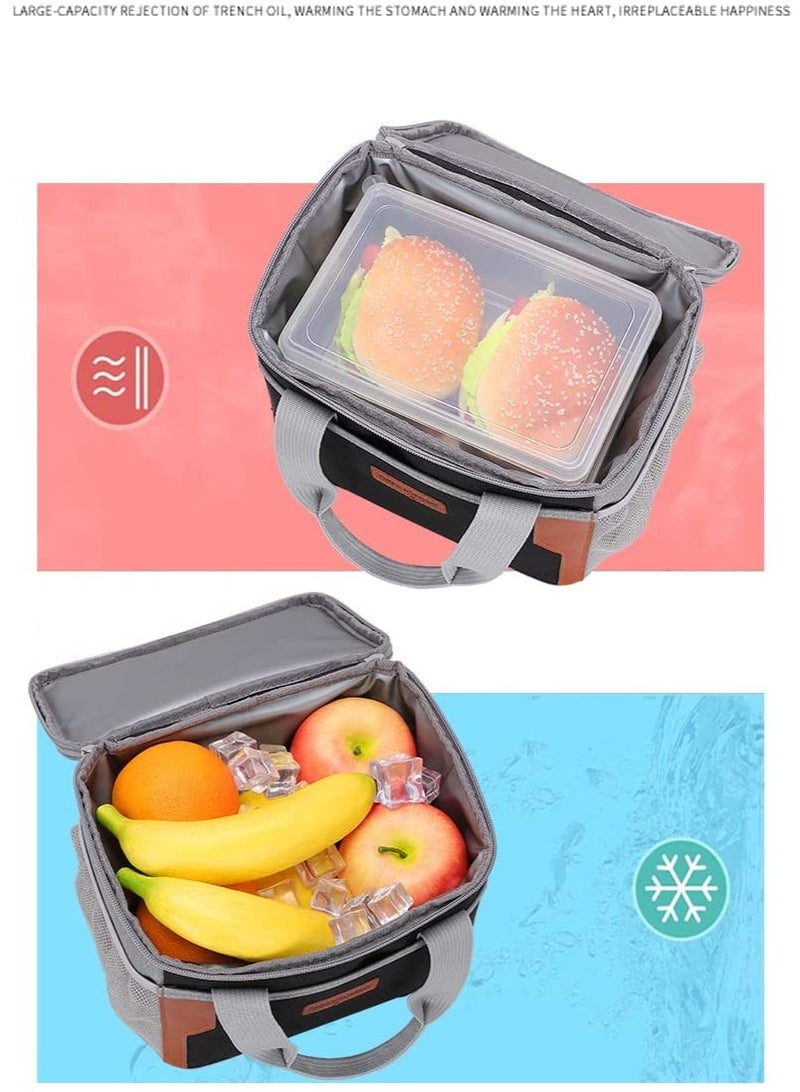 LIMOS Insulated Lunch Bag for Women & Men Reusable Cooler Tote with Water Resistant & Leakproof Lining for Work School Travel & Picnic  - Image 5