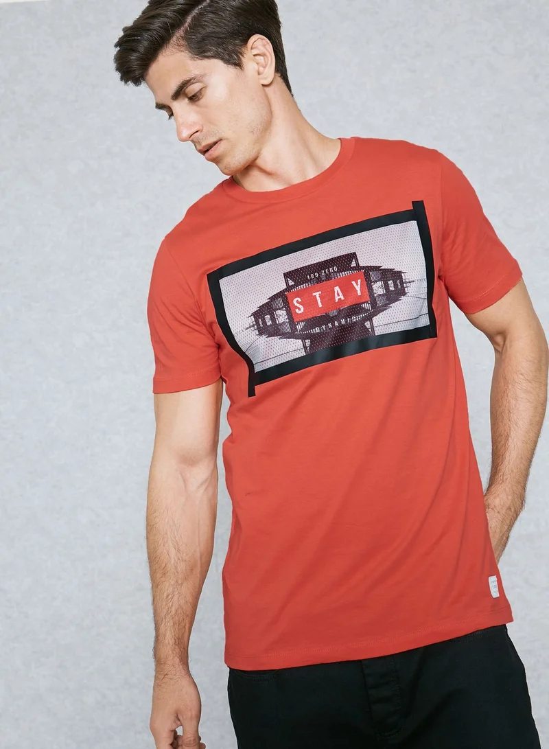 JACK & JONES Meshi Printed T-Shirt