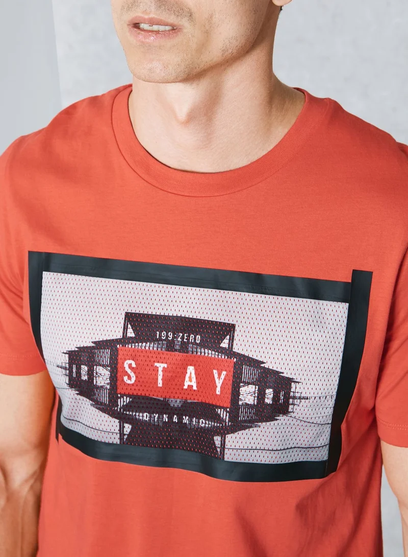 JACK & JONES Meshi Printed T-Shirt