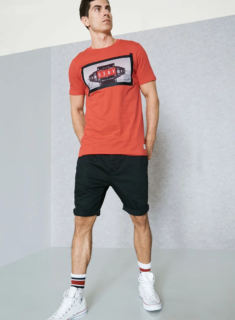 JACK & JONES Meshi Printed T-Shirt