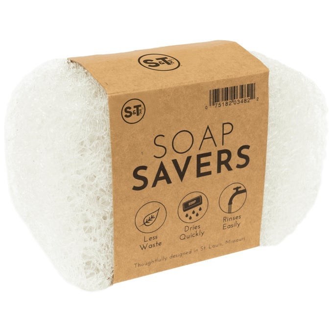 ST INC BAR SOAP HOLDER FOR KITCHEN BATHROOM AND SOAP DISH 4 PACK CLEAR 29 INCHES BY 44 INCHES