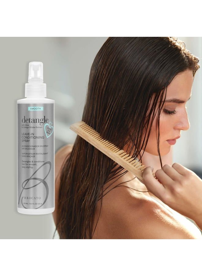 Brocato Detangle Leave In Conditioner Spray: Hair Detangler & Conditioning Spray for Women to Smooth Hair, Tame Frizz & Provide Sun & Heat Protection - Detangling Products for All Hair Types - 8.5 Oz - Image 3