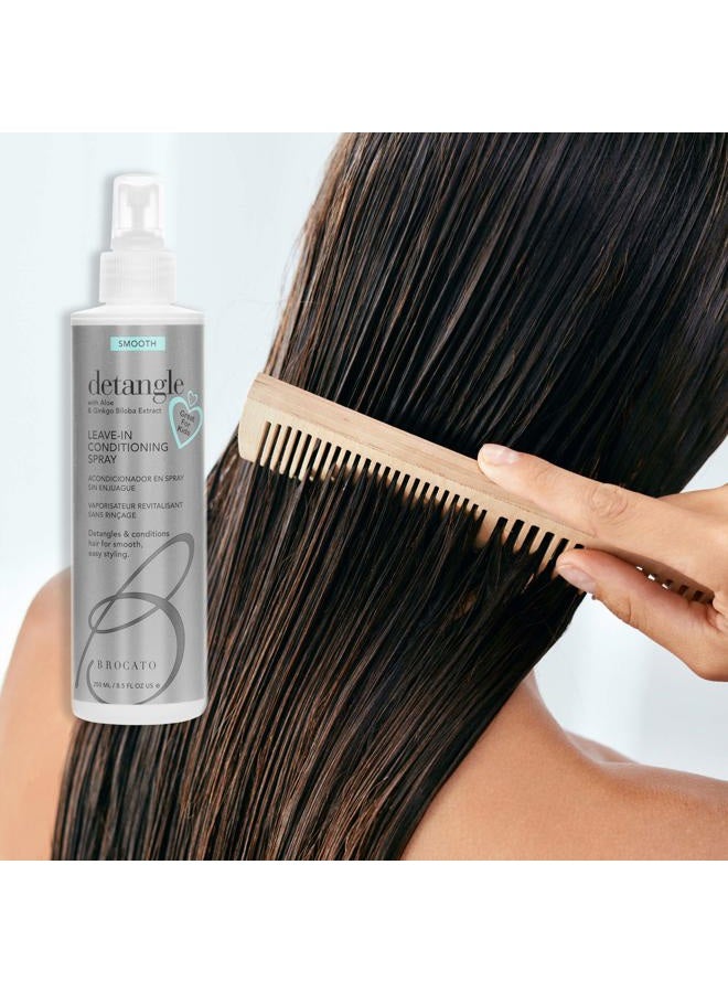 Brocato Detangle Leave In Conditioner Spray: Hair Detangler & Conditioning Spray for Women to Smooth Hair, Tame Frizz & Provide Sun & Heat Protection - Detangling Products for All Hair Types - 8.5 Oz - Image 4