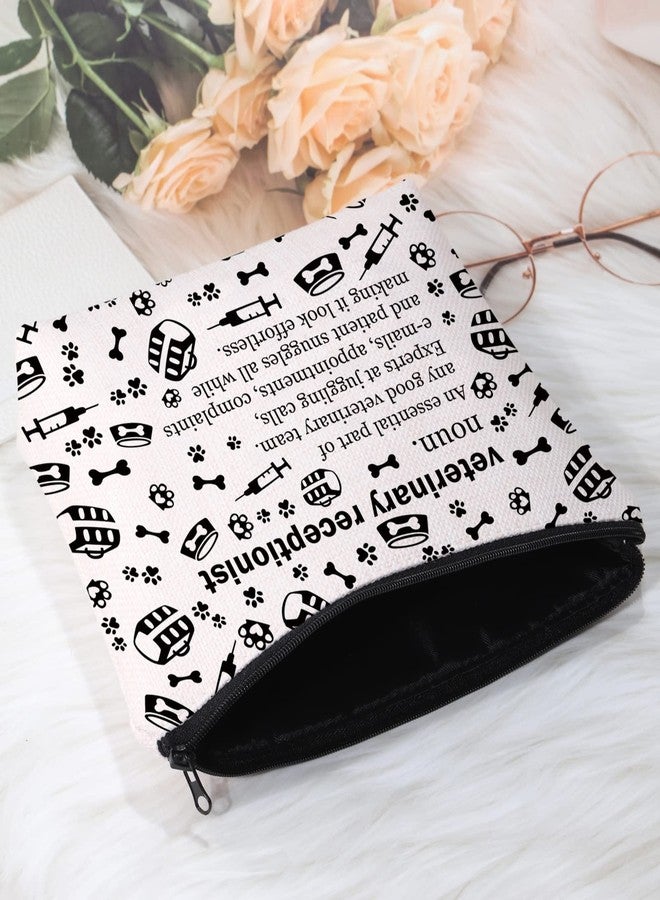 POFULL Veterinary Gift Vet Receptionist Definition Cosmetic Bag Vet Clinic Gift (veterinary receptionist Cosmetic Bag) - Image 4