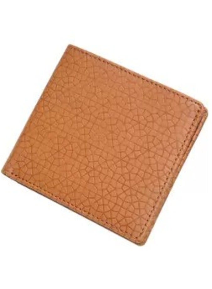 إف اي أس  محفظة FIS إيطالية من البولي يوريثين بتصميم ثنائي الطي من البولي يوريثين للرجال، نافذة لبطاقة الهوية، 6 فتحات للبطاقات، جيبان جانبيان، مقصورات مقسمة للفواتير، لون بني، مقاس مغلق 100 × 105 ملم - FSPQBRD4